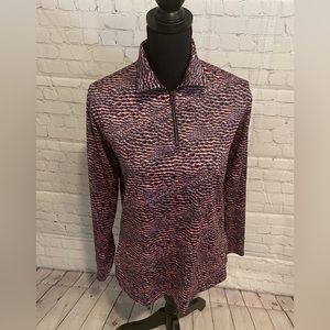 Page and Tuttle Cool Swing women’s golf 1/4 zip top.  Size Medium.  EUC.